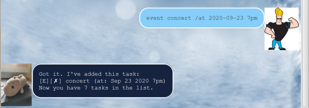 Add Event example